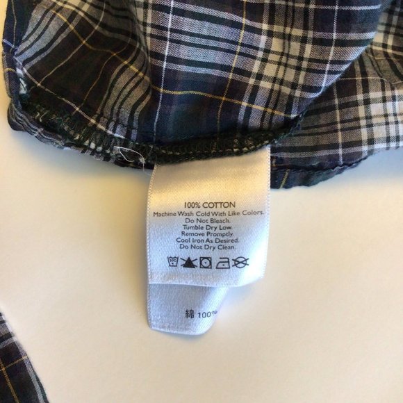 Eddie Bauer Women’s Plaid Blouse Western Style Pattern Size Small - Picture 4 of 8